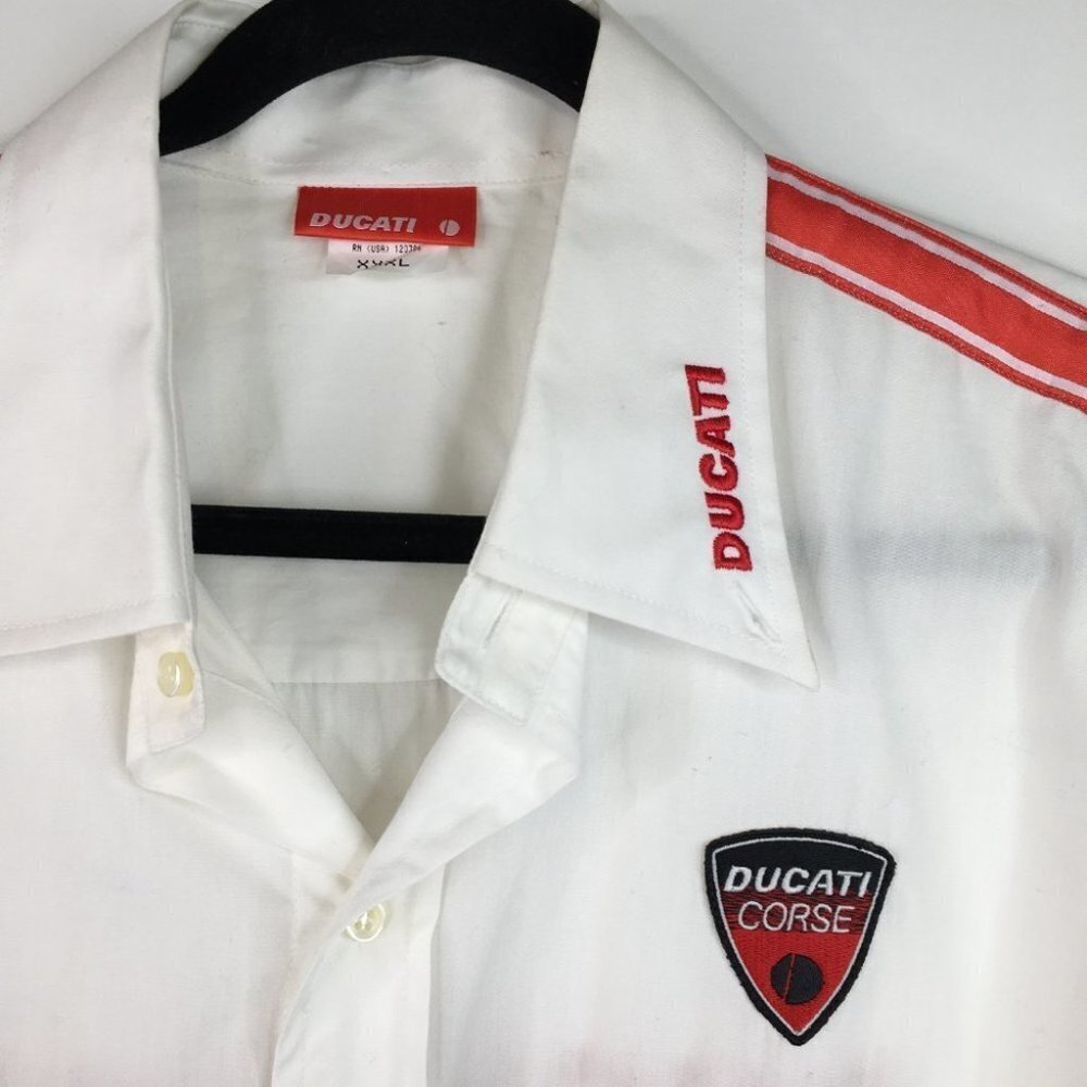 Ducati Button Down Shirt Ducati Corse Size Xxxl View 2